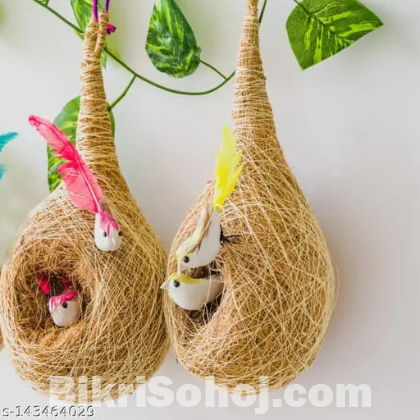 Handmade bird nest